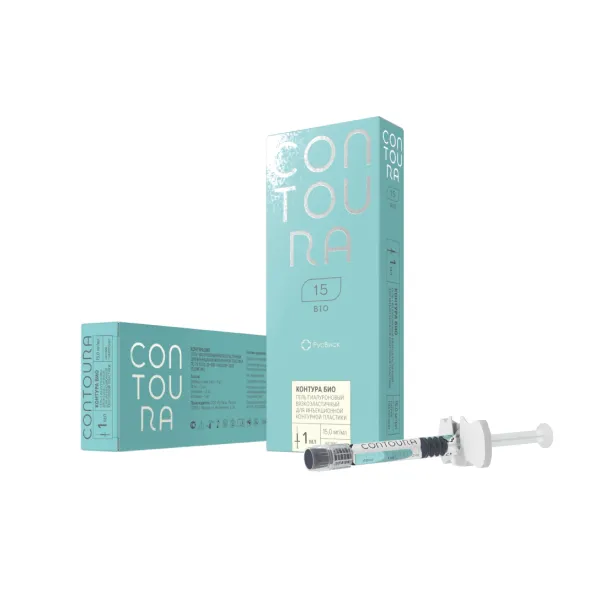 Гель гиалуроновый вязкоэластичный для инъекционной контурной пластики КОНТУРА БИО 15мг/мл, 1мл